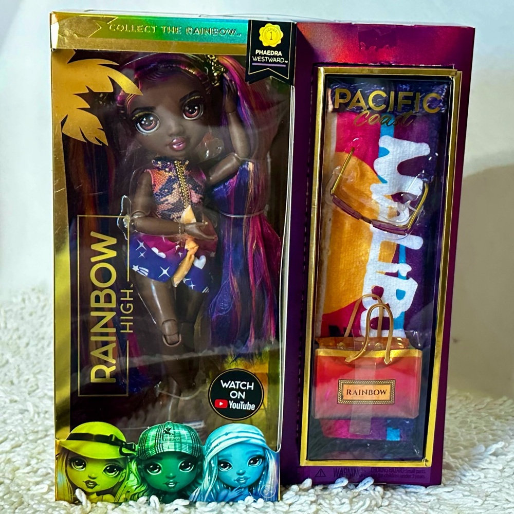 Phaedra Westward Rainbow High Doll Set NIB